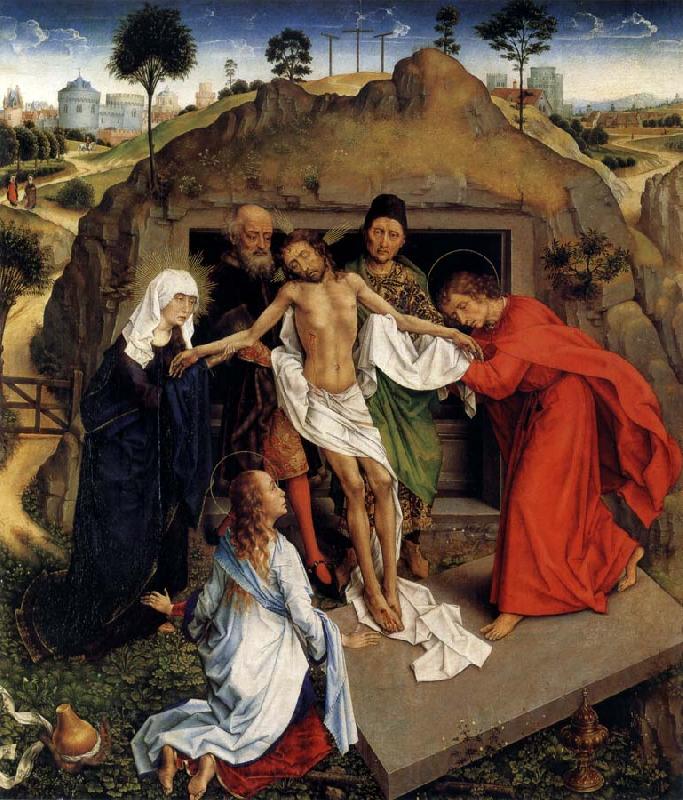 Roger Van Der Weyden The Beweinung Spain oil painting art